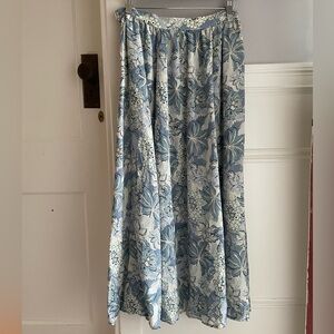 Vintage Silk Ports International floral skirt- Small